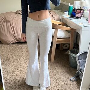 EDIKTED flare fold over yoga pants